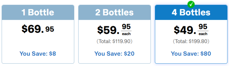 Bladder Relief 911 Pricing