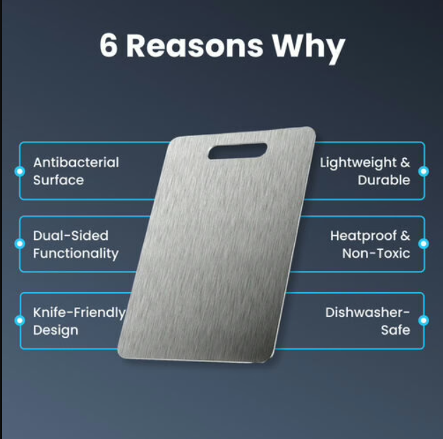 KatuChef Titanium Cutting Board Benefits
