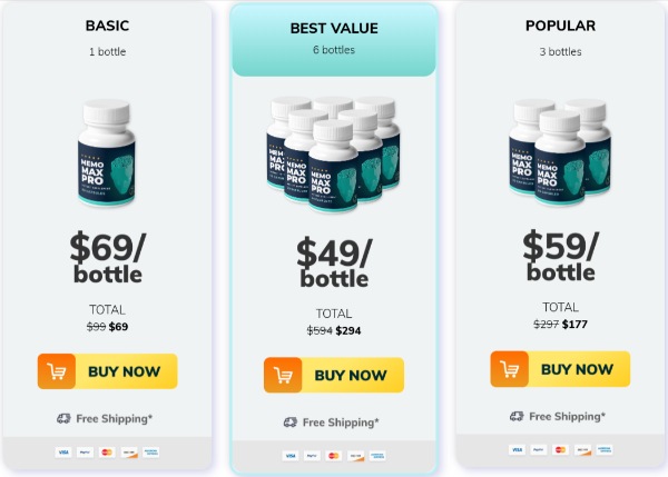Memo Max Pro Price
