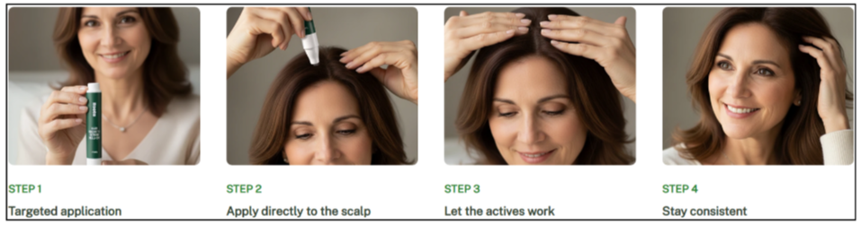 Roota Hair Growth Serum How to use