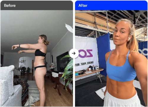 Enhanced Tirzepatide Before After