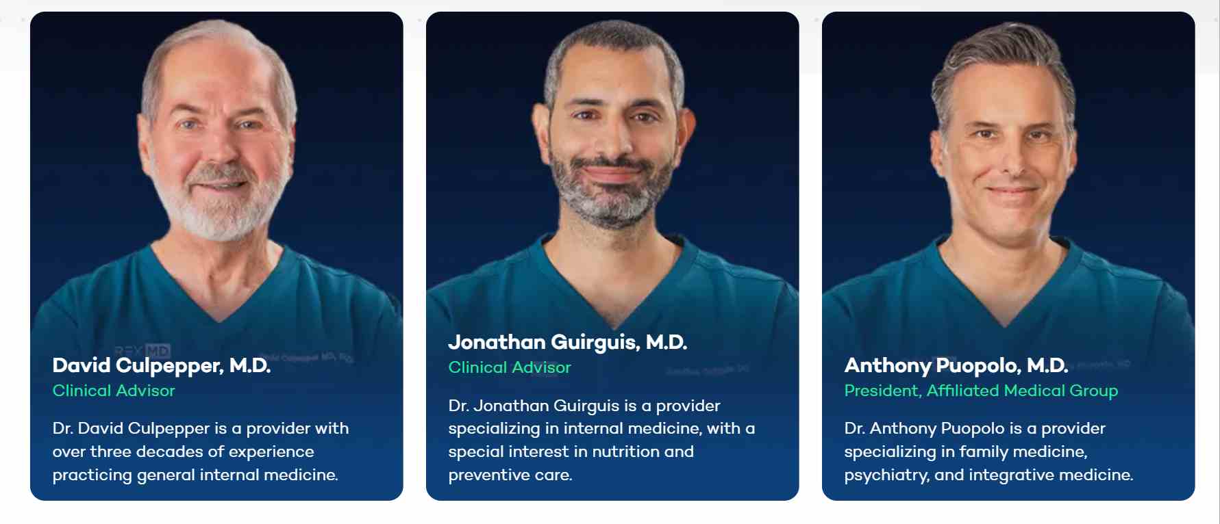 Rex MD ED Meds Clinical Advisors
